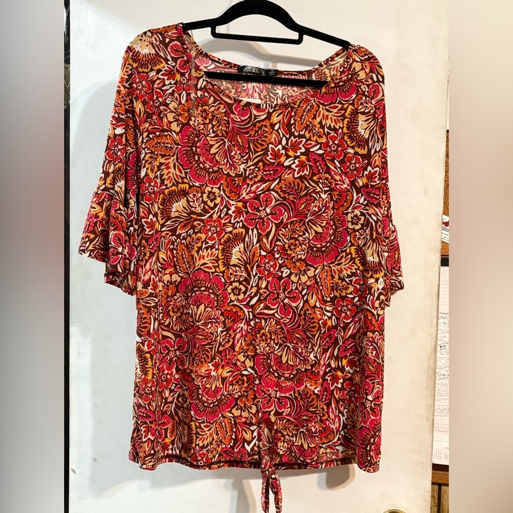 NWT Cure Floral Blouse